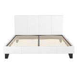 Artiss Bed Frame Queen Size White NEO - Close-Up Angle