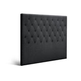 Artiss Bed Head Headboard Double Size Fabric - CAPPI Charcoal