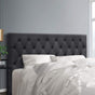 Artiss Bed Head Headboard King Size Fabric - CAPPI Charcoal