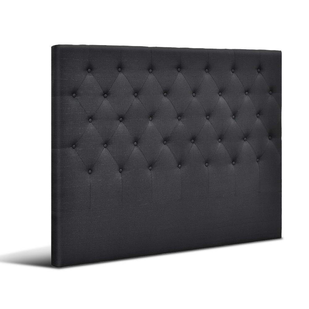 Artiss Bed Head Headboard Queen Size Fabric - CAPPI Charcoal
