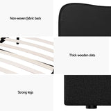 Artiss Bed Frame Double Size Boucle DARA - Rear View