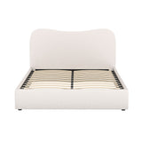 Artiss Bed Frame Double Size Boucle DARA - Side View