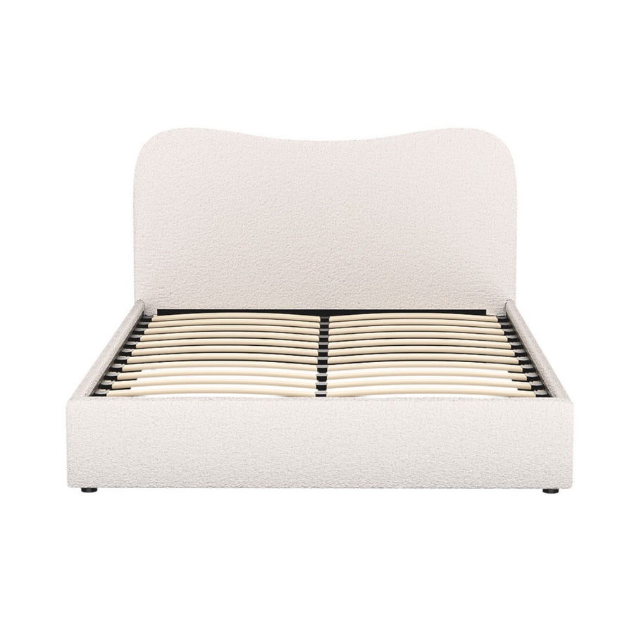 Artiss Bed Frame Double Size Boucle DARA, image 3