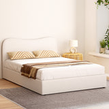 Artiss Bed Frame Double Size Boucle DARA - Close-Up Angle