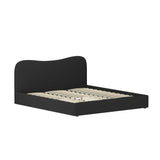 Artiss Bed Frame King Size Boucle DARA - Close-Up Angle