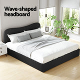 Artiss Bed Frame King Size Boucle DARA - 45-Degree Angle