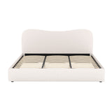 Artiss Bed Frame King Size Boucle DARA - Side View