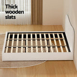 Artiss Bed Frame King Size Boucle DARA - 45-Degree Angle