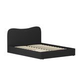 Artiss Bed Frame Queen Size Boucle DARA - Close-Up Angle
