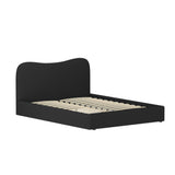 Artiss Bed Frame Queen Size Boucle DARA - Close-Up Angle