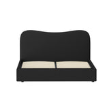 Artiss Bed Frame Queen Size Boucle DARA - Side View