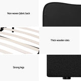 Artiss Bed Frame Queen Size Boucle DARA - Rear View