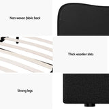 Artiss Bed Frame Queen Size Boucle DARA - Rear View
