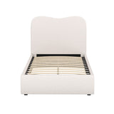 Artiss Bed Frame Single Size Boucle DARA - Side View
