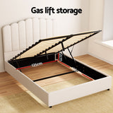 Artiss Bed Frame Double Size Boucle FION - 45-Degree Angle