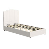 Artiss Bed Frame King Single Size Boucle FION - Close-Up Angle