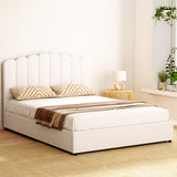 Artiss Bed Frame Queen Size Boucle FION - Close-Up Angle