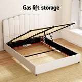 Artiss Bed Frame Queen Size Boucle FION - 45-Degree Angle
