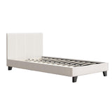 Artiss Bed Frame King Single Size Boucle NEO - Close-Up Angle