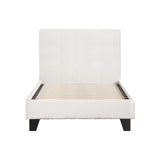 Artiss Bed Frame Single Size Boucle NEO - Side View