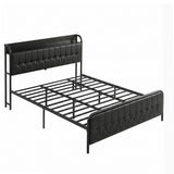 Artiss King Bed Frame with Storage Headboard SAA Certified Charging Station - Extra Image