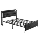 Artiss Queen Bed Frame with Storage Headboard SAA Certified Charging Station - Extra Image