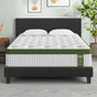 Artiss BedStory Double Bed Frame Mattress Set Platform Upholstered Hybrid Pocket Coil
