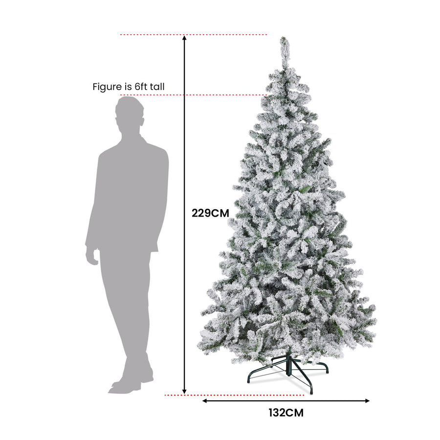 Christabelle 229cm Christmas Tree - Snowy Emperor