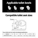 Cefito Bidet Electric Toilet Seat Cover Knob Control - Close-Up Angle