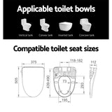 Cefito Bidet Electric Toilet Seat Cover Remote Control - Rear View