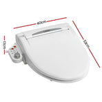 Cefito Electric Bidet Toilet Seat Cover LED Night Light Heated Seat with Remote, LED Lights