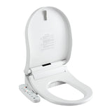 Cefito Smart Electric Bidet Toilet Seat Cover D-Shape SIAA Material Certified - Front View