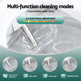 Cefito Smart Electric Bidet Toilet Seat Cover D-Shape SIAA Material Certified - Close-Up Angle