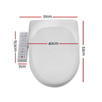 Cefito Electric Bidet Toilet Seat Cover Bathroom Spray Water Wash V Shape, Electric