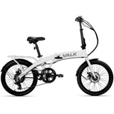 2023 VALK Shuttle 5 Electric Folding Bike, 20' Tyres, Shimano 7-Speed, White