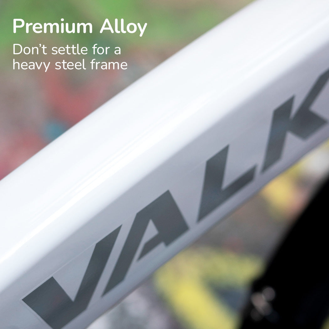 2023 VALK Shuttle 5 Electric Folding Bike, 20' Tyres, Shimano 7-Speed, White