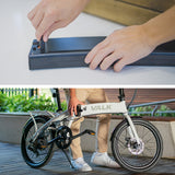 2023 VALK Shuttle 5 Electric Folding Bike, 20' Tyres, Shimano 7-Speed, White