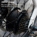 2023 VALK Shuttle 5 Electric Folding Bike, 20' Tyres, Shimano 7-Speed, White