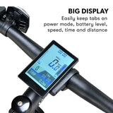 VALK MX7 Electric Bike Medium frame Mountain ebike, Black