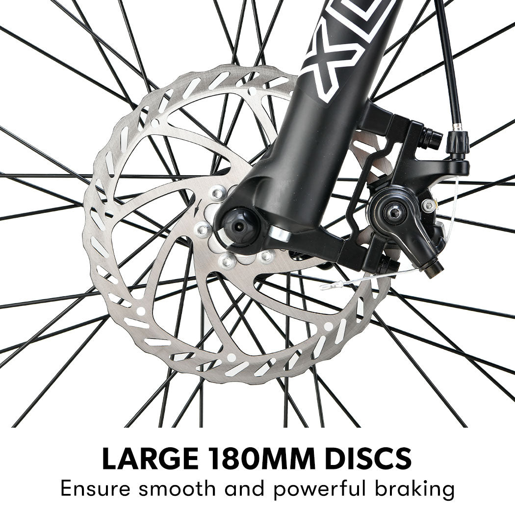 VALK MX7 Electric Bike Medium frame Mountain ebike, Black