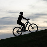 VALK Vortex 3 Electric Bike, Medium Frame Mountain ebike, Metallic Teal - Top-Down View
