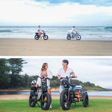 VALK Electric Fat Tyre Tricycle, 500W, Throttle, Hydraulic Disc Brakes, Alloy Frame, Suspension, Black