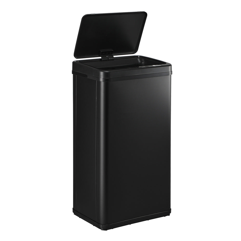 Oikiture Motion Sensor Bin 40L Automatic Black