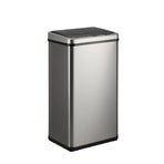 Oikiture 40L Motion Sensor Bin Automatic Rubbish Can Silver