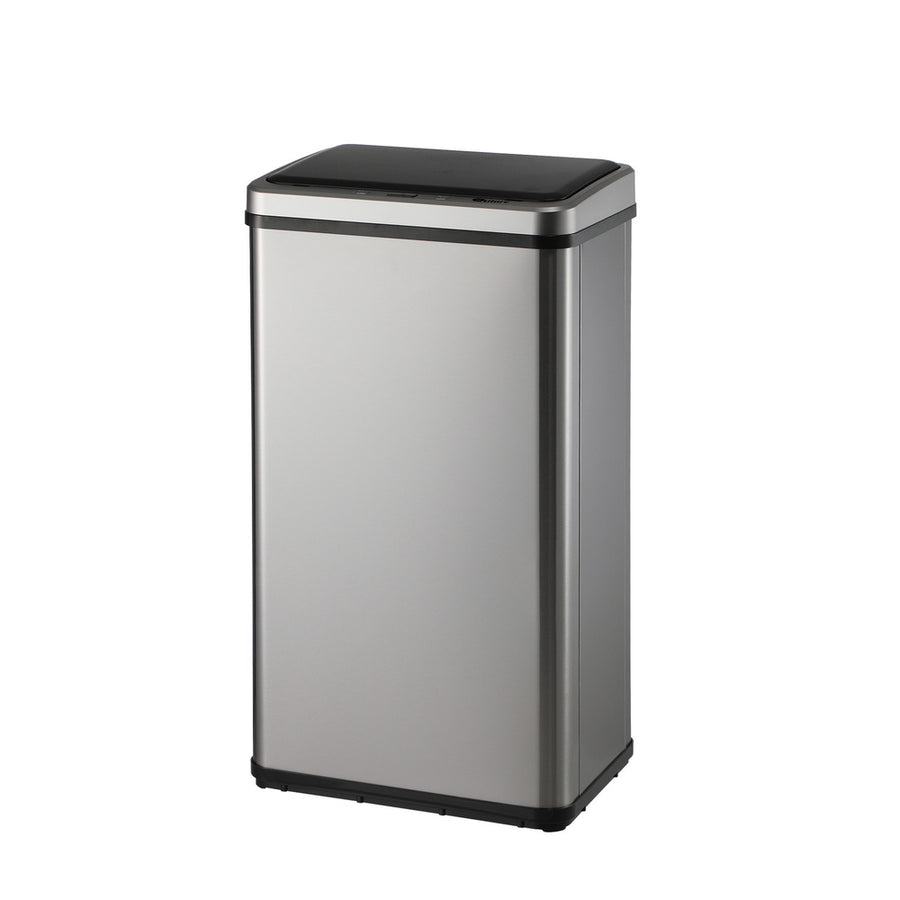 Oikiture 40L Motion Sensor Bin Automatic Rubbish Can Silver, image 9