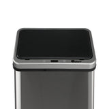 Oikiture 40L Motion Sensor Bin Automatic Rubbish Can Silver
