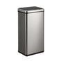 Oikiture Automatic Motion Sensor Bin 50L Silver