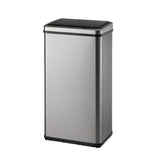 Oikiture Automatic Motion Sensor Bin 50L Silver - Low Angle