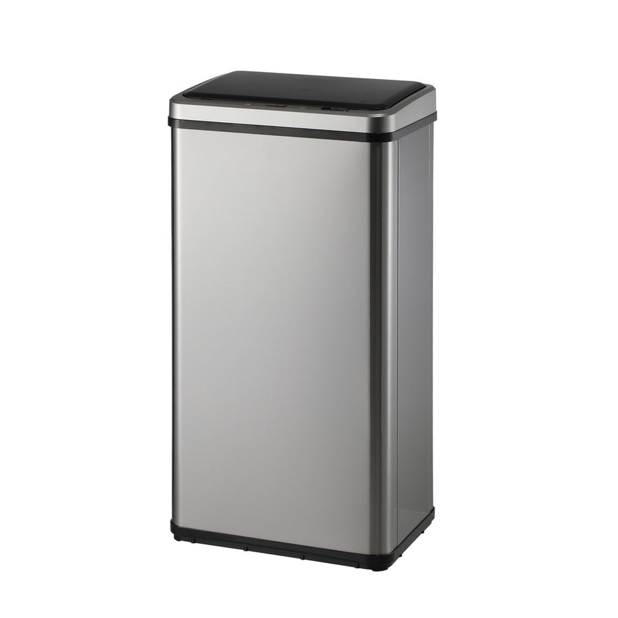 Oikiture Automatic Motion Sensor Bin 50L Silver