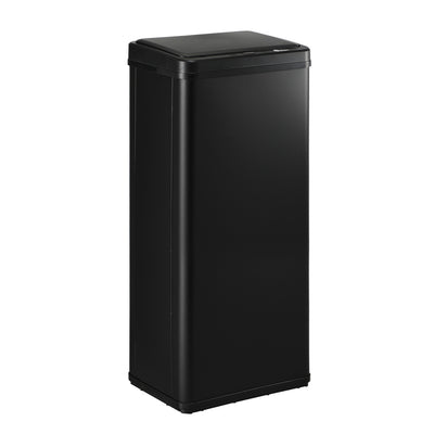 Oikiture 60L Motion Sensor Bin Stainless Steel Black